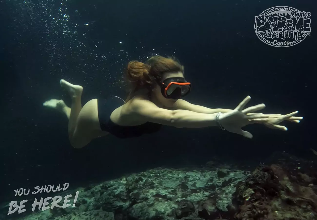 cenotes-cancun-adventure-swim-underwater-with-snorkel
